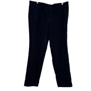 Michael Andrews Bespoke Dark Blue Corduroy Dress Pants Men's Size 38 100% Cotton